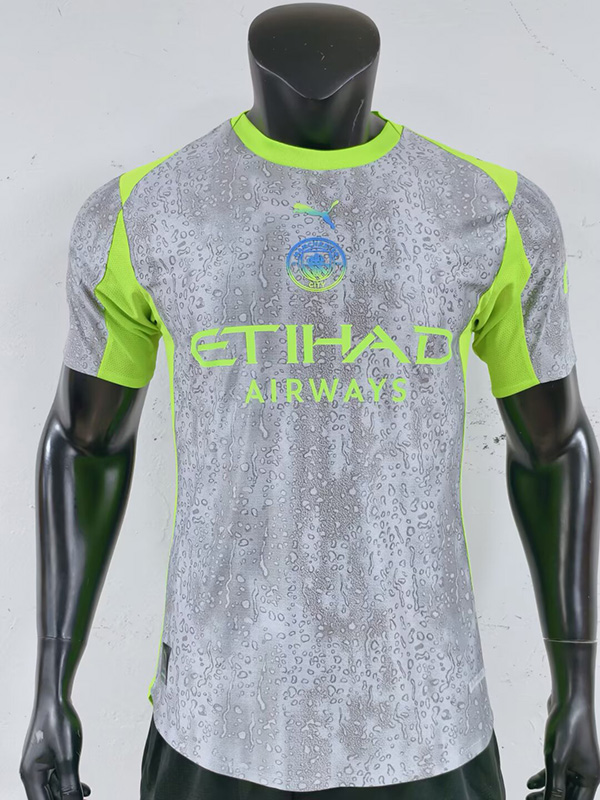 AAA Quality Manchester City 25/26 Third Grey Jersey(Player)